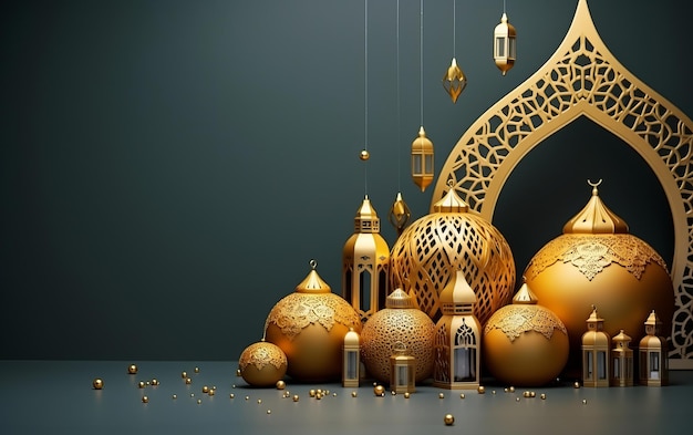 3D islamic_arabic_luxury_pattern_background