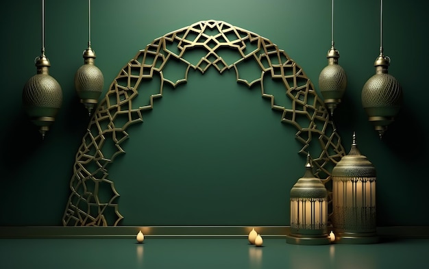 3D islamic_arabic_luxury_pattern_background