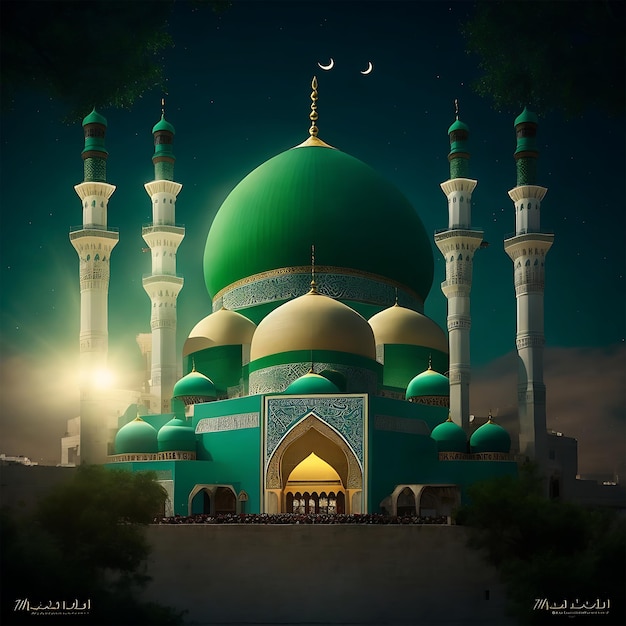 3d Mawlid Ai generato