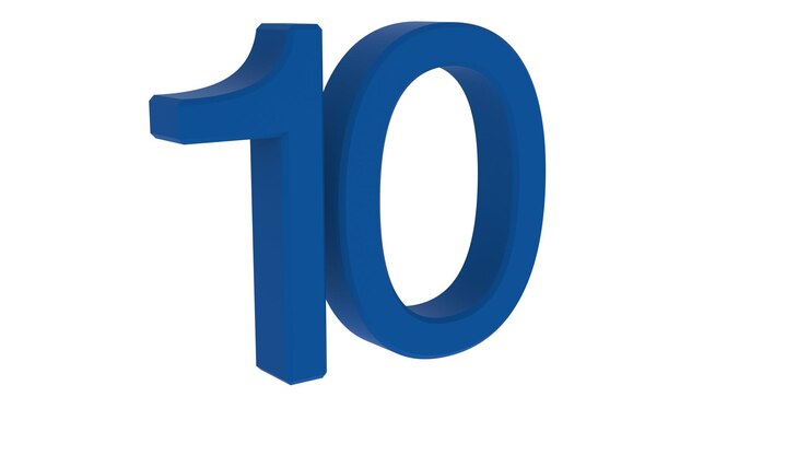 3d numero oro blu nero bianco illustrazione