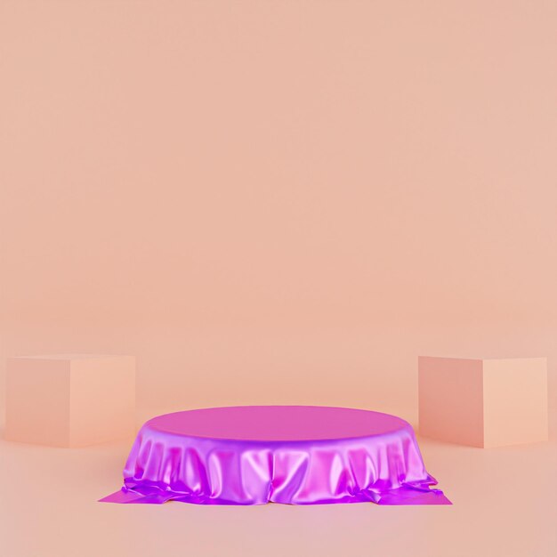 3D PINK PODIUM