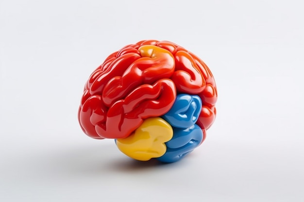 3D plastica forma del cervello umano giocattolo medicina mentale