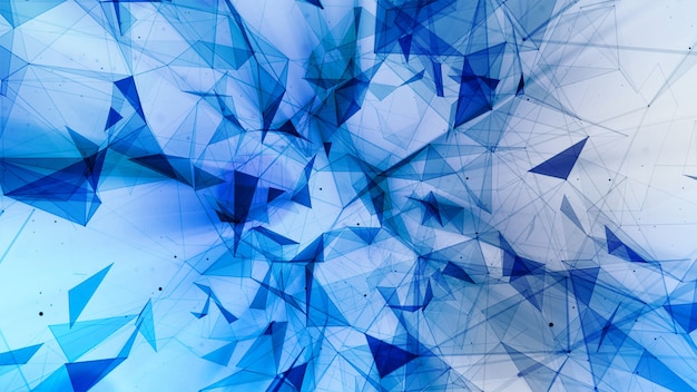 3d rendering abstract background on the basis of plexus