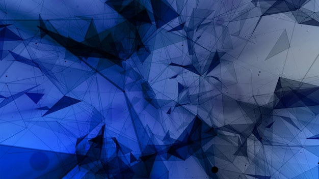 3d rendering abstract background on the basis of plexus