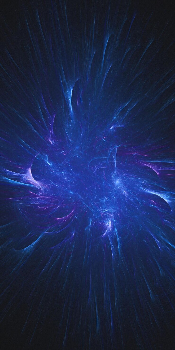 3D rendering abstract multicolor fractal background