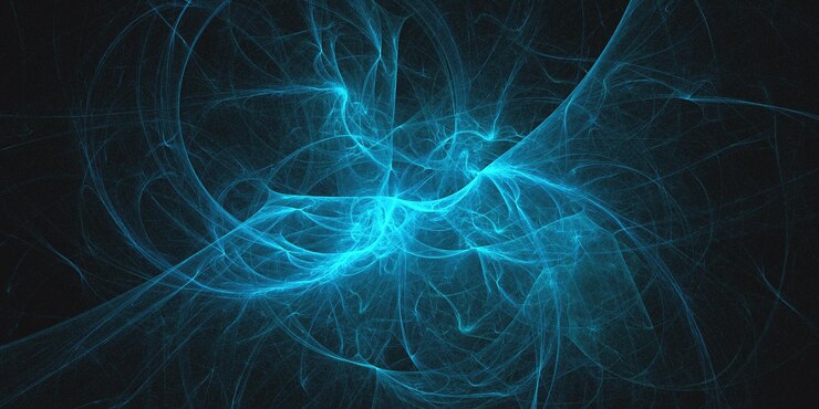 3D rendering abstract multicolor fractal background