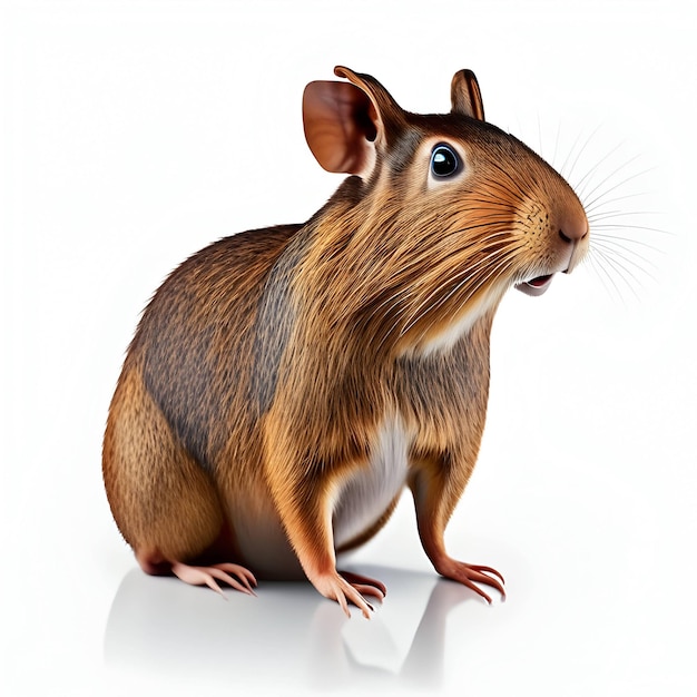 3d Rendering Agouti Animal AI Generative