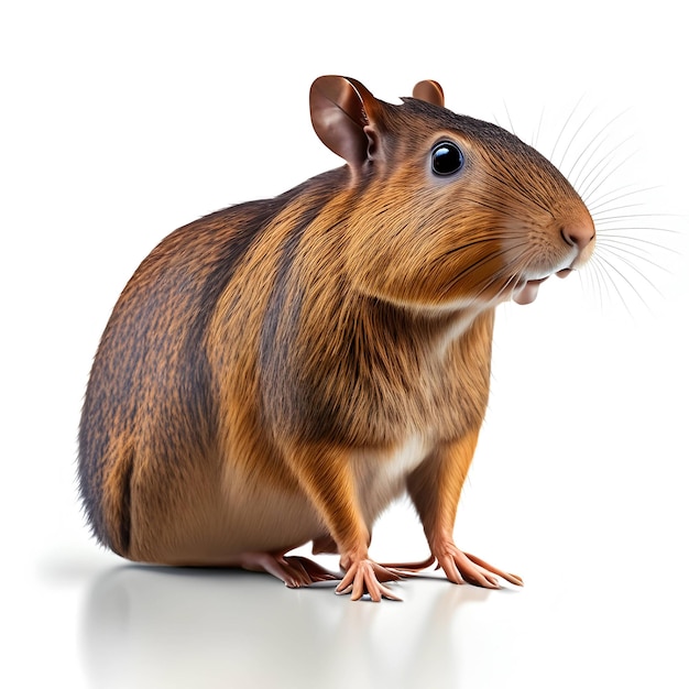 3d Rendering Agouti Animal AI Generative