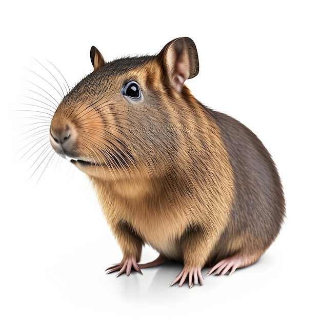 3d Rendering Agouti Animal AI Generative