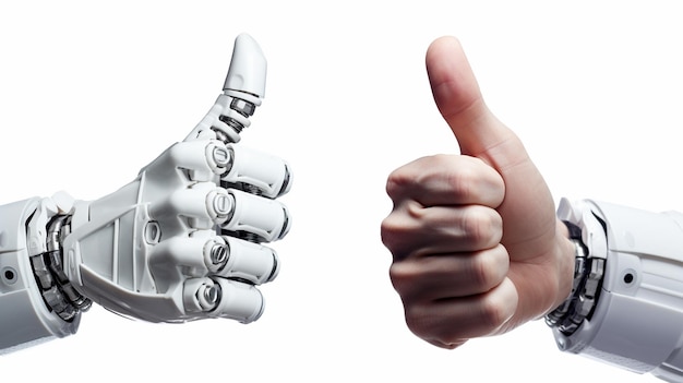 3d rendering of a robot that works with a virtual display robots that show the classaigenerative ai