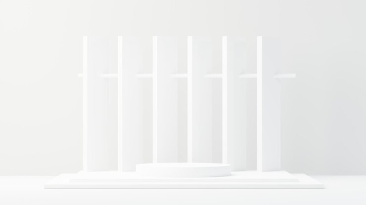 3d rendering piattaforma astratta del podio per la presentazione del prodotto e la pubblicità Sfondo scena minimale con design pulito Piedistallo vuoto per mock up Palcoscenico vuoto con colori pastello per cosmetici