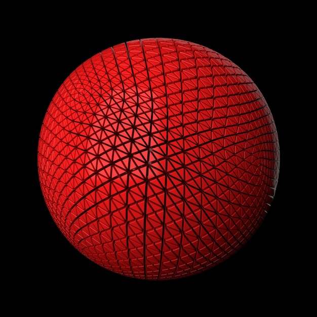 3d rendono il fondo astratto. Superficie di spostamento. Motivi casuali estrusi dalla forma della sfera.