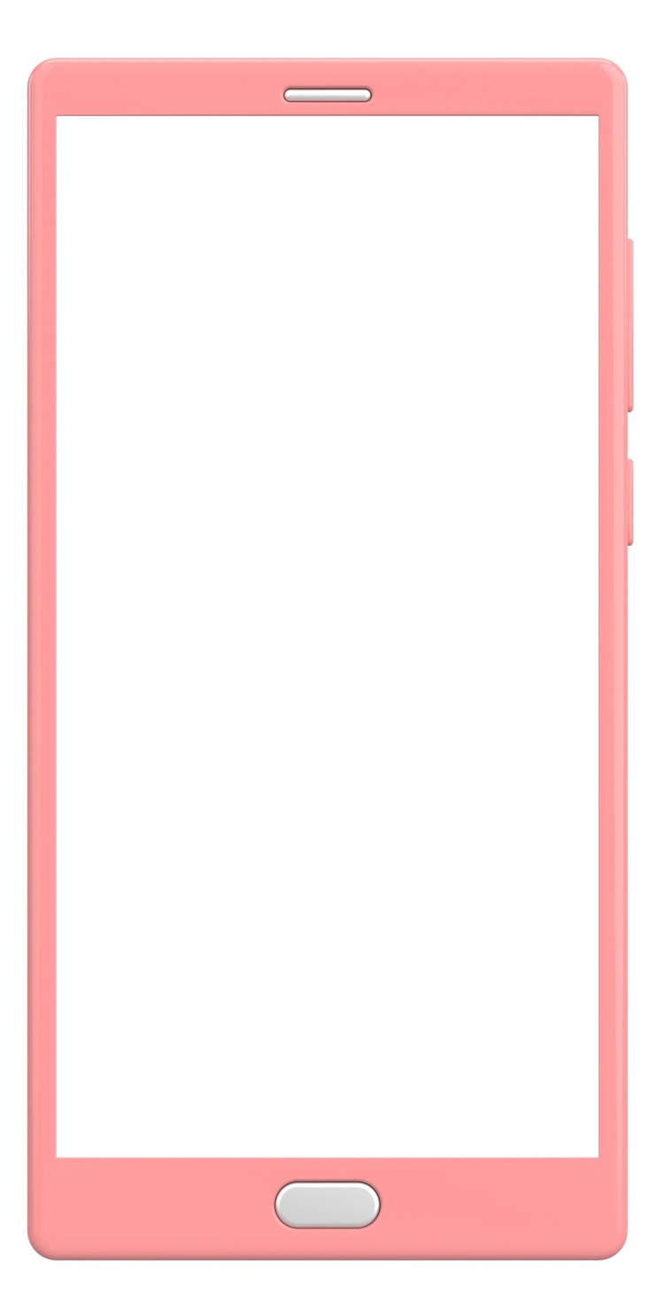 Foto 3d smartphone frame dispositivo mobile mockup illustrazione 3d.