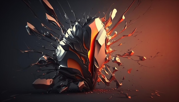 4k Abstract background UI e UX progettati IA generata