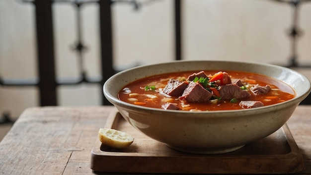 4k risoluzione deliziosa appetitosa zuppa di carne mediorientale 18