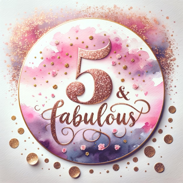 5 Favolosa Celebrazione in Oro Rosa Art