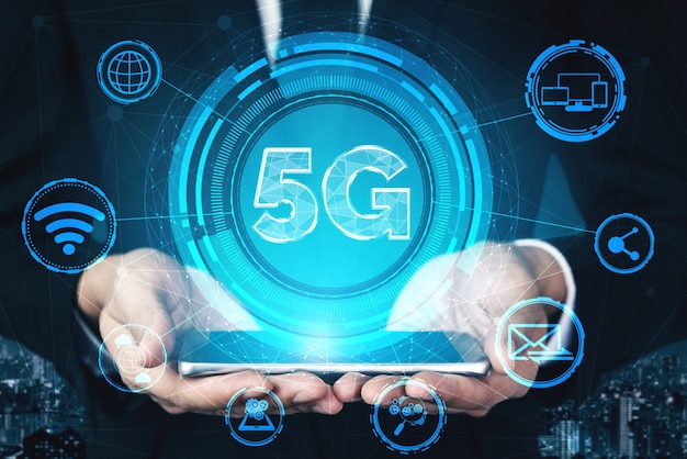 5G Tecnologia di comunicazione della rete Internet