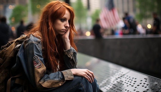 911 memorial day fotografia Tristezza e desiderio 11 settembre Patriot Day Servizio fotografico emotivo