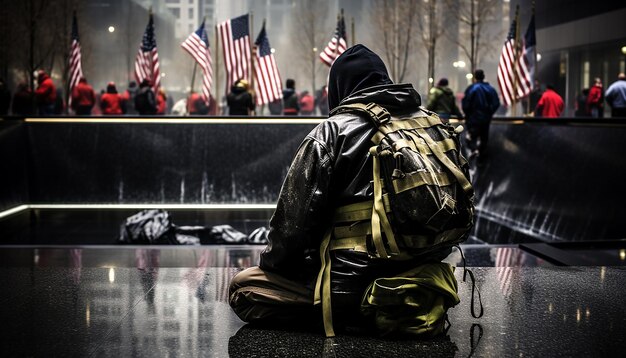911 memorial day fotografia Tristezza e desiderio 11 settembre Patriot Day Servizio fotografico emotivo