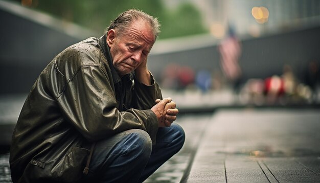 911 memorial day fotografia Tristezza e desiderio 11 settembre Patriot Day Servizio fotografico emotivo