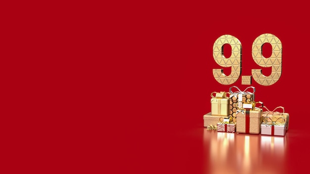 99 promozione di 9 mesi per il concetto di shopping