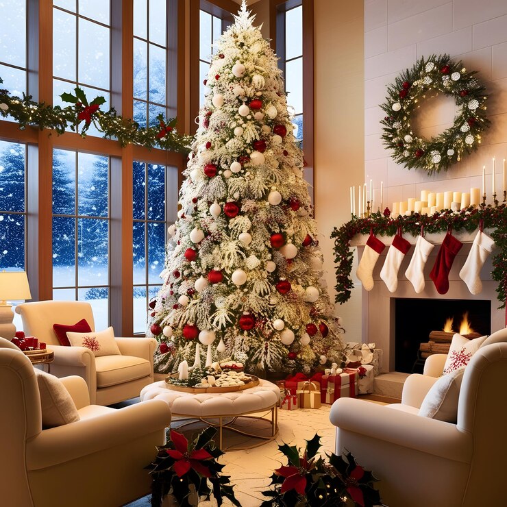 A beautifully arranged collection of Christmas