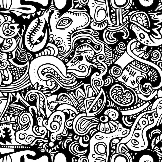 a black and white drawing of a mans face with a number on it