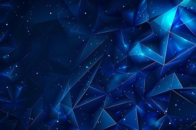 a blue abstract background with a star design in the middle
