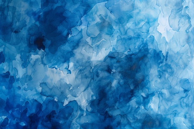 A blue background with a splash of white