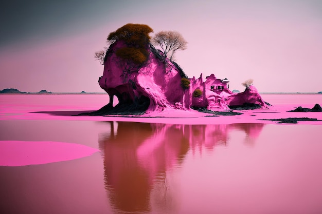 A Chanhaburi, in Thailandia, il litorale rosa è noto come Lan Him Chomphu