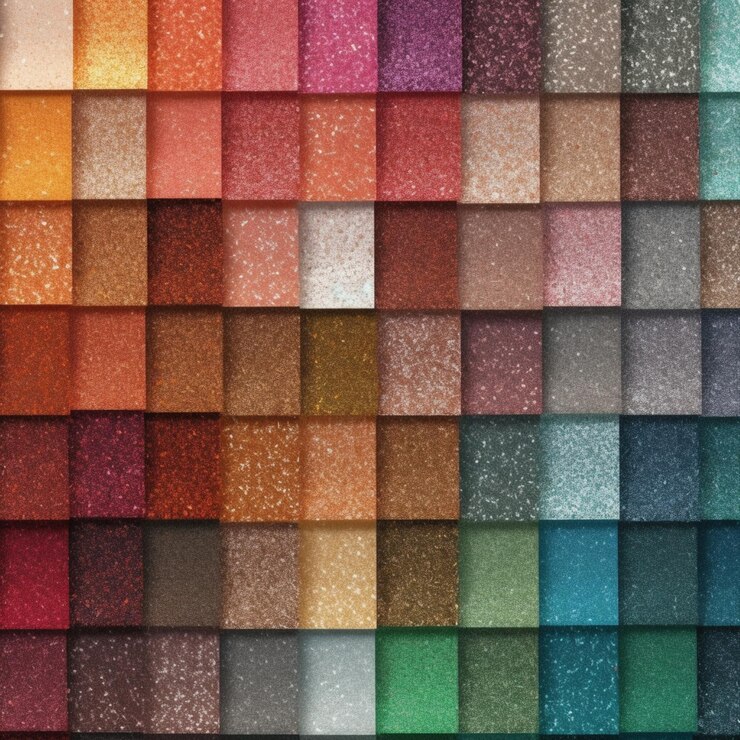 a close up of a colorful wall of colored tiles generative ai