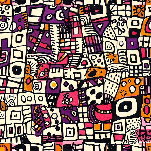 a colorful abstract illustration of a colorful background with a colorful pattern