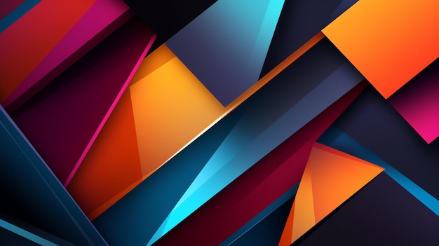 A colorful background with different shapes