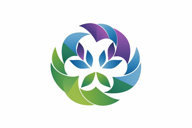 a colorful design that is in a circle