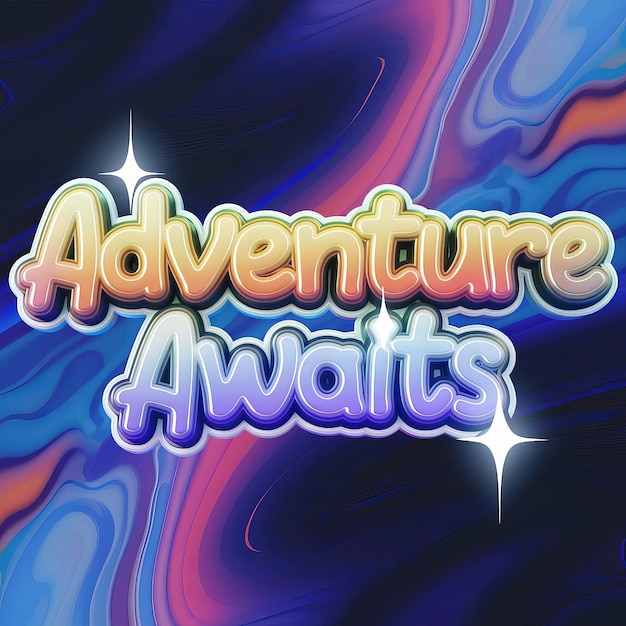 a colorful poster for adventure tickets
