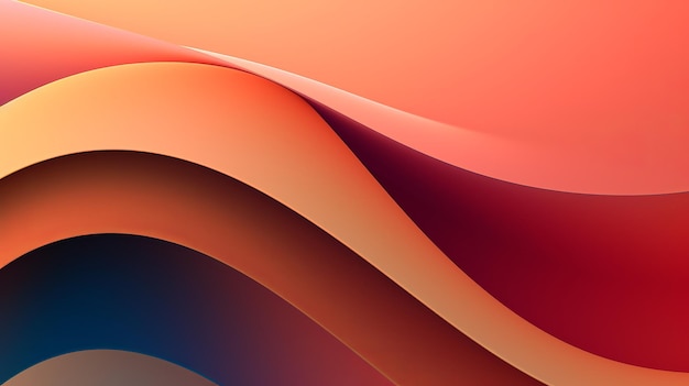 A digital artwork showcasing minimalistic abstract design with a simple gradient background combining clean lines and subtle color transitions for a visually pleasing composition Generative Ai