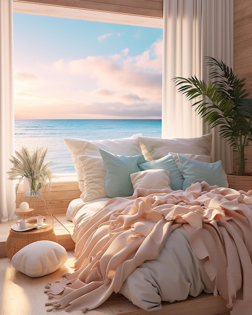 A_dreamlike_capture_of_a_coastalthemed_bedroom_with_pas