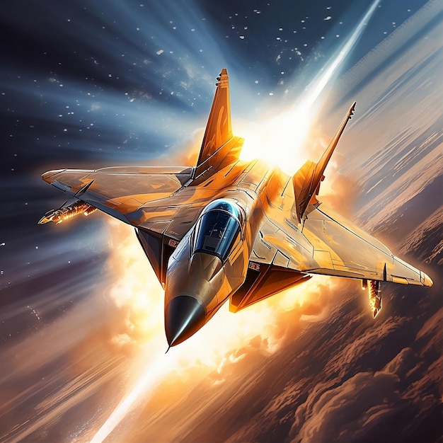 A_futurisitc_fighter_jet