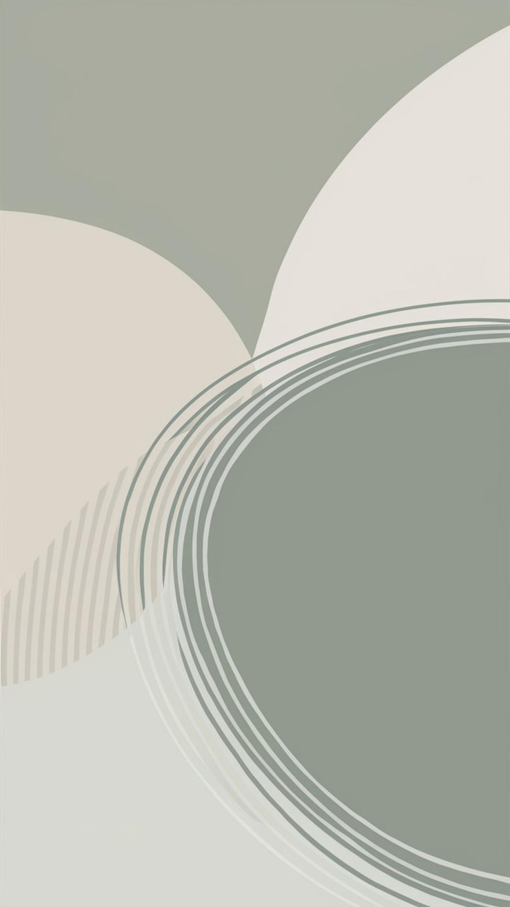 Photo a gray and green background with a stack of cups