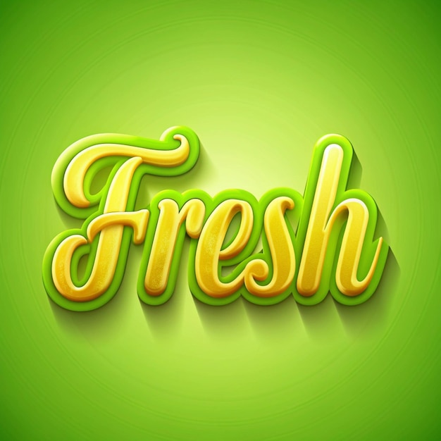 a green background with a green background with a green background with the words fresh fresh