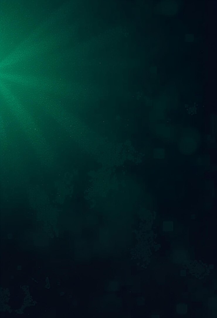 a green background with a green light shining through it
