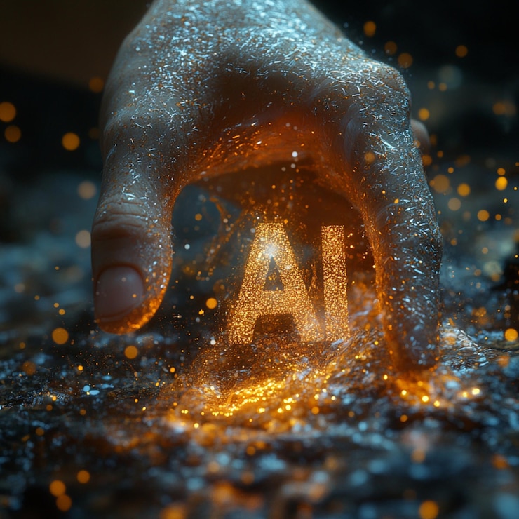 Photo a hand with a letter a and a letter on it