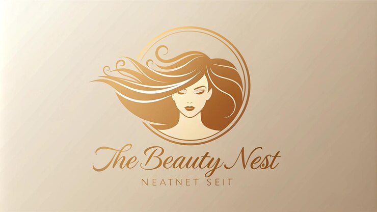 a logo for beauty and the beauty salon