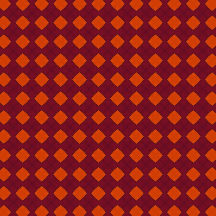 Photo a pattern of squares on a red background