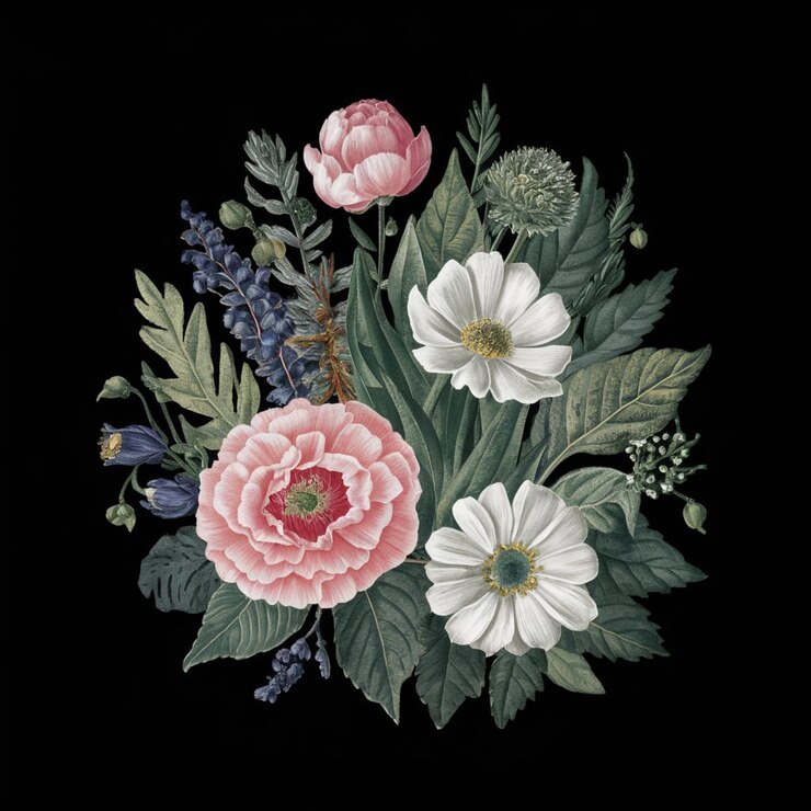 a picture of flowers with the word flowers on the bottom