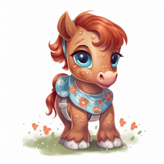 A proposito di Cute Baby Horse Sublimation Clipart