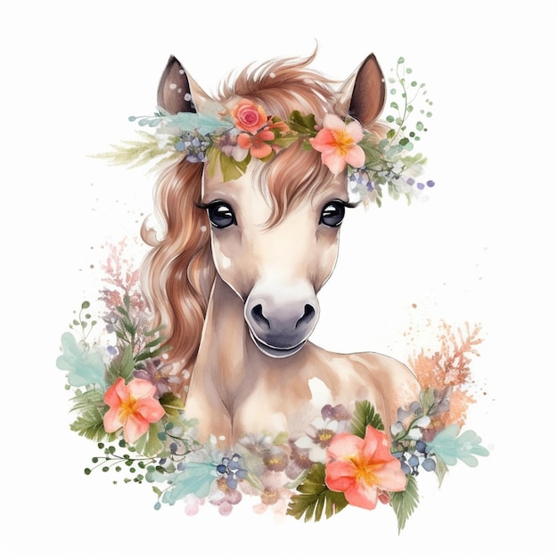 A proposito di Cute Baby Horse Sublimation Clipart