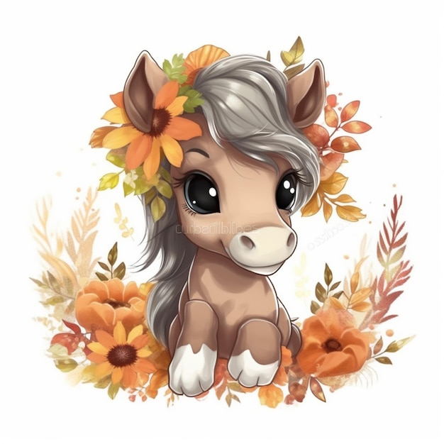 A proposito di Cute Baby Horse Sublimation Clipart