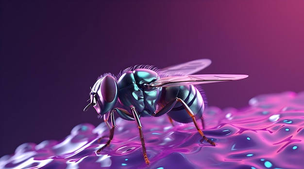 a_purple_wavy_cloud_of_doodles_in_the_style_of_minimal_nft_insect_bee_nature_wild world