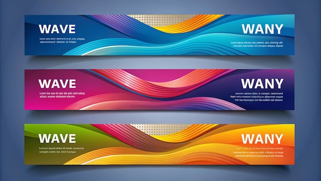 a series of colorful banners with the words quot beon them quot